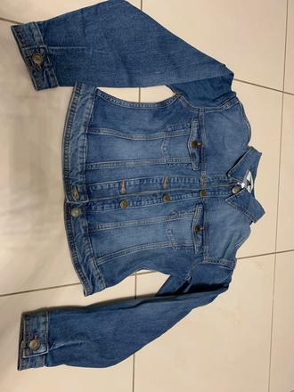 Rifľová bunda, h&m,158