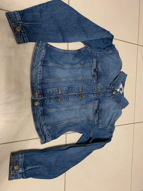 Rifľová bunda, h&m,158