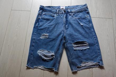 Pánske riflové kraťasky cropp, xl