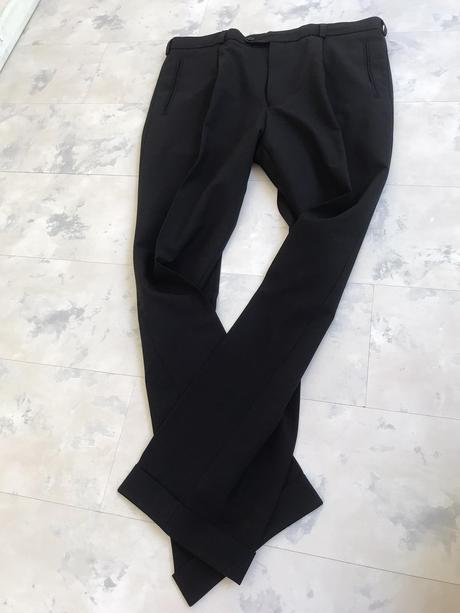 Luxusné nohavice s manžetami, l