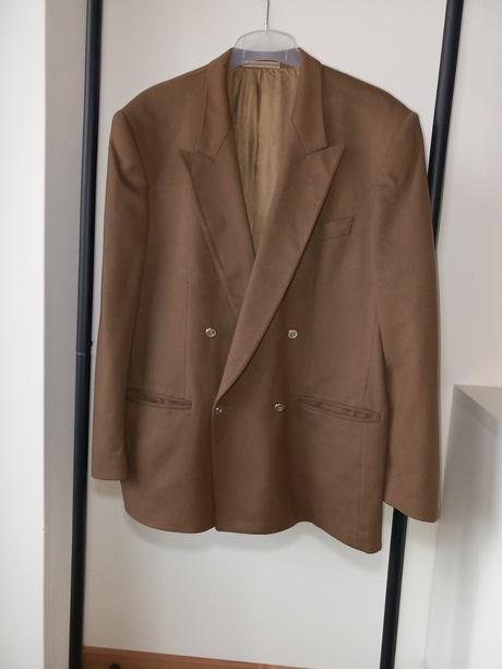 Camel vlnené sako ballerini italia m/l/xl oversize,