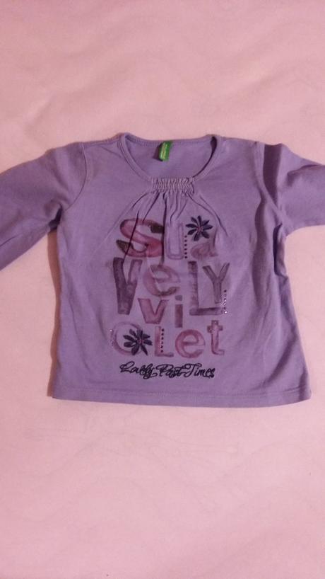 Tricko s dlhym rukavom, benetton,74