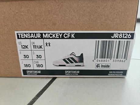 Tenisky tensaur mickey mouse, adidas,30