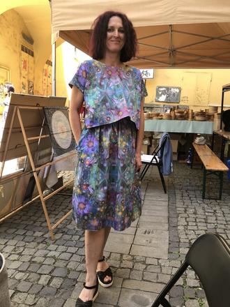 Sukňa  v lese farebnom, m / s