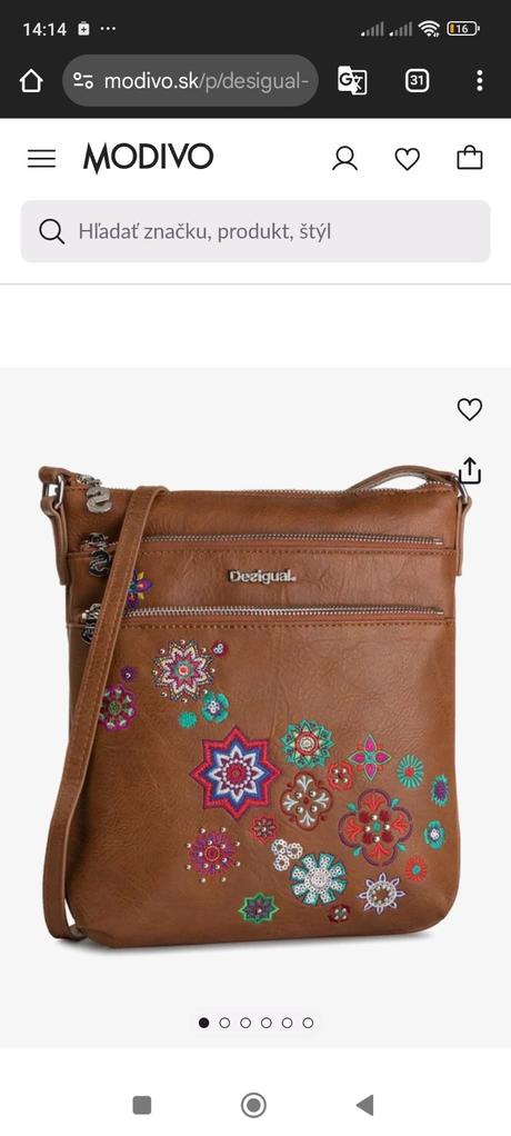 Kabelka crossbody, desigual