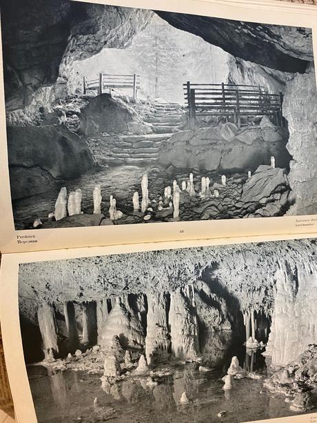 Stará kniha benický vojtech slovenské jaskyne 1950,