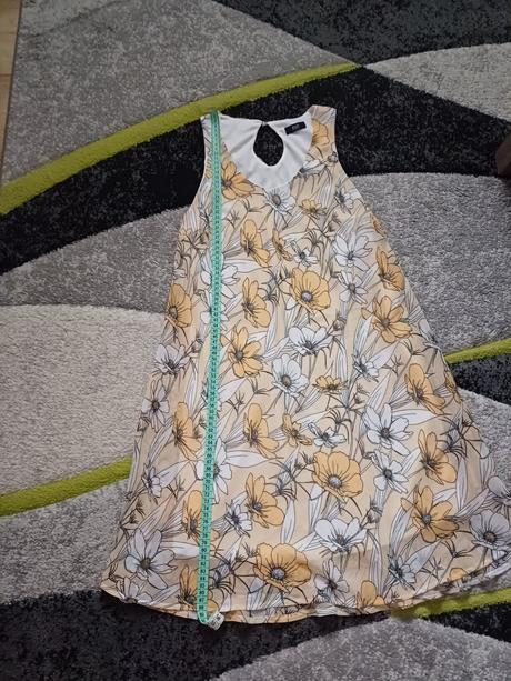 Žltá tunika alebo šaty, f&f,38