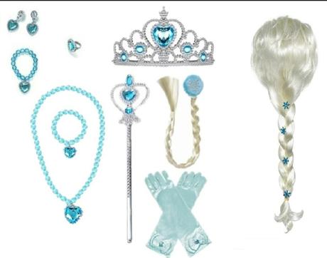 Šaty kostým elza frozen dlhá vlečka rôzne veľkosti, 