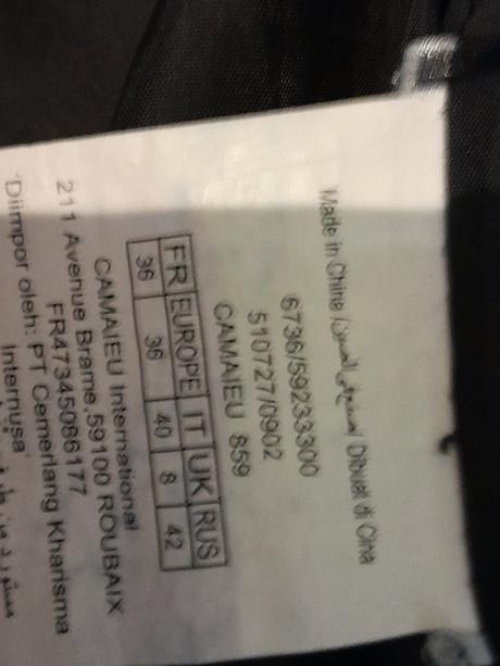 Predam damsku bundu, camaieu,36