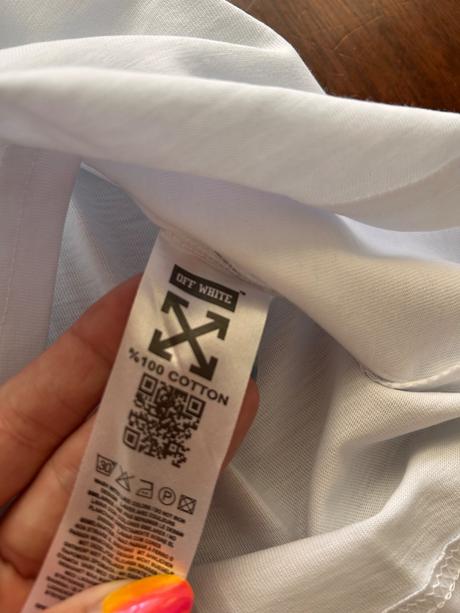 Tričko off white, l