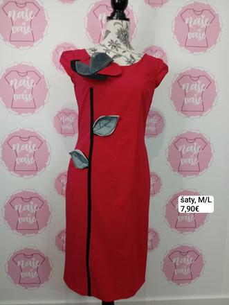 Šaty m/l s 3d kvetmi, m