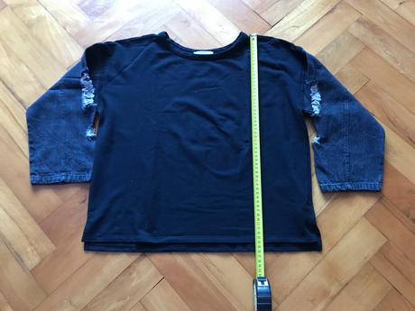 Tričko s rifľovými rukávmi, reserved,s