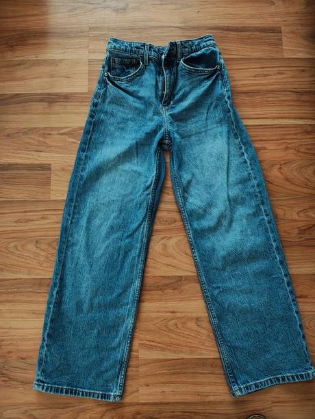 Dievčenské rifle veľ 146, h&m,146