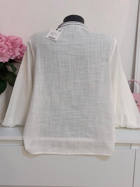 Elegantná biela blúzka zara s výšivkou, zara,s