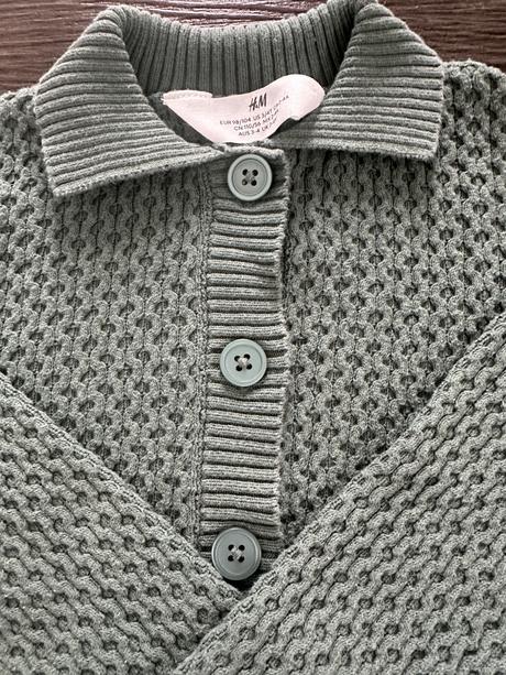 Svetrík s golierom, h&m,98