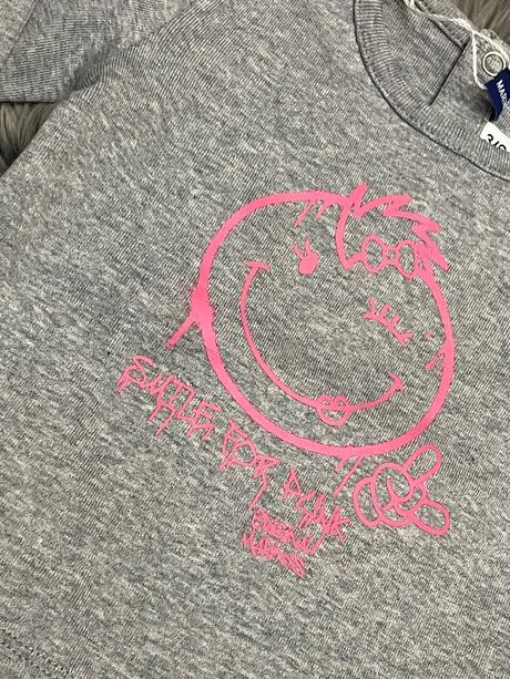 Dievčenské tričko s potlačou smile (62-68), original marines,62 / 68