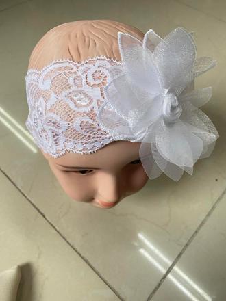 Čelenka - krajka, 50 / 56 / 62