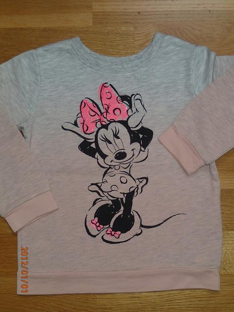 Minnie mikinka hm, h&m,104