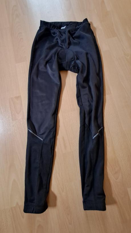 Zateplené dlhé cyklistické nohavice, crivit,m