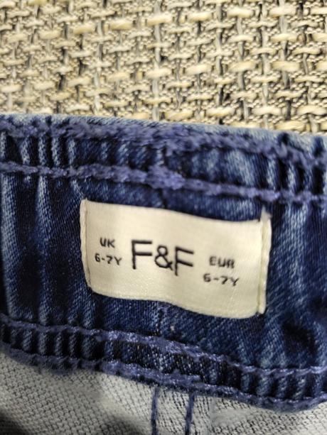 Mäkké džínsy 122/128, f&f,122