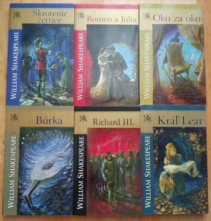 William shakespeare 4 knihy,
