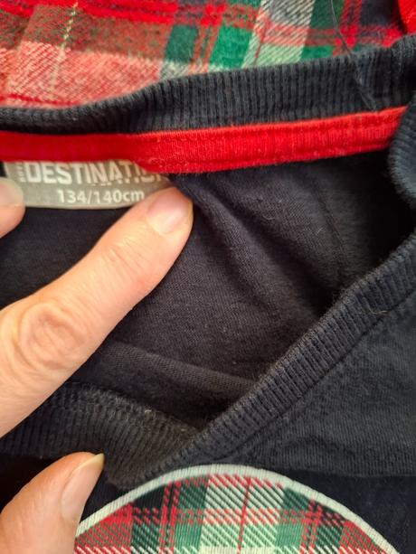 Pyžamo, mikiny alebo pulóver s vianočným m134/140, 134