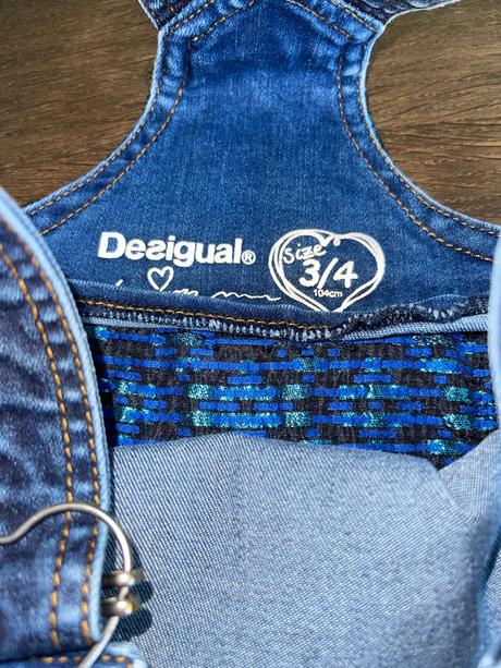 Desigual šatová sukňa riflova, desigual,98