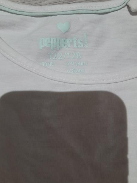 Predám biele tričko, pepperts,128