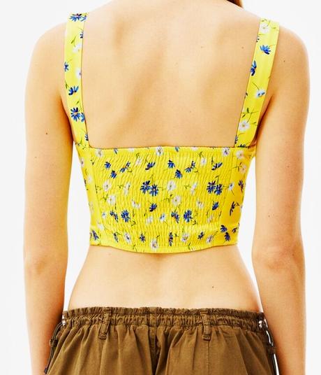Korzetový crop, bershka,m