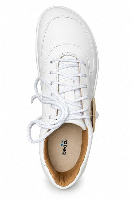 Beda - kožená obuv bfn all white, beda,37 / 39 / 41 / 42