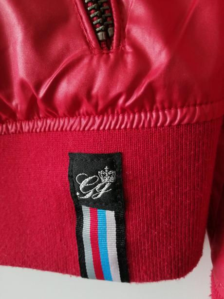 Červena dámska bunda gio goi, l