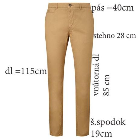 Nohavice kenvelo veľk 29 na vyššiu postavu, kenvelo,s