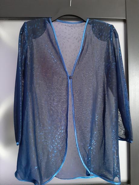Slávnostný priehľadný cardigan / sačko, s