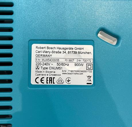 Bosch mum 54d00 kuchynský robot 900w, bosch