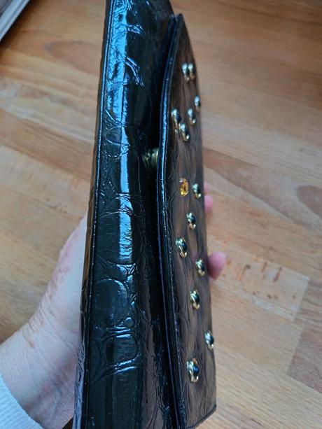 Listová kožená kabelka, 