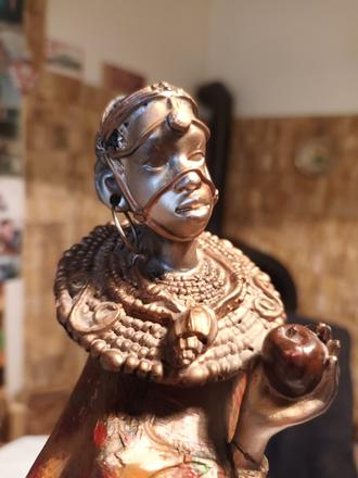 Veľká africká etno socha,