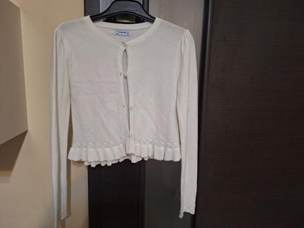 Bielý sveter, mayoral,140