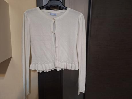 Bielý sveter, mayoral,140