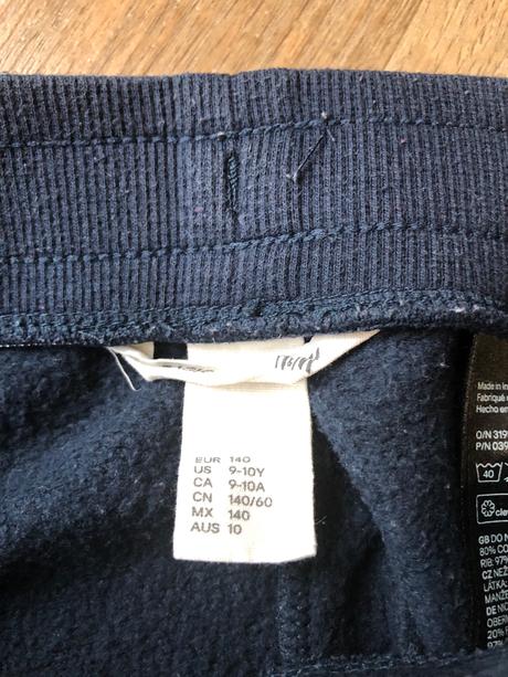 Teplaky, h&m,140