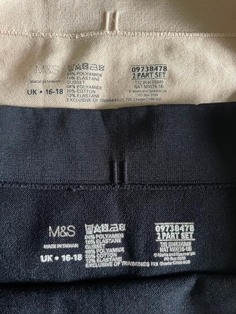 Sťahujúce nohavičky 2 ks., marks & spencer,l