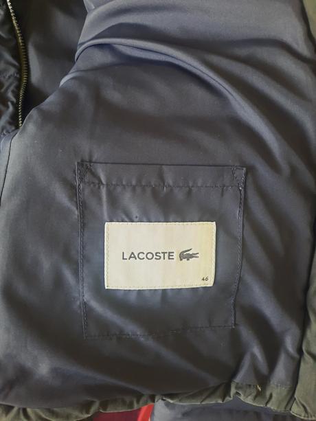 Zimna bunda lacoste, lacoste,46