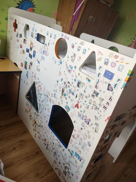 Vyvýšená posteľ 80x200 cm, šírka (cm): 80,dĺžka (cm): 200