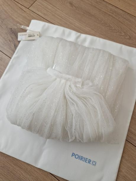 Svadobný závoj poirier 3m s trblietkami, 