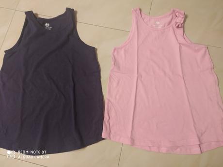 Letné tielka 2ks, h&m,134