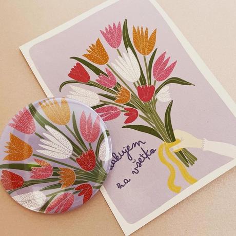 Magnetka na pozdrave pani učiteľke, 