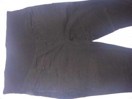 Čierne tehotenské nohavice, 40