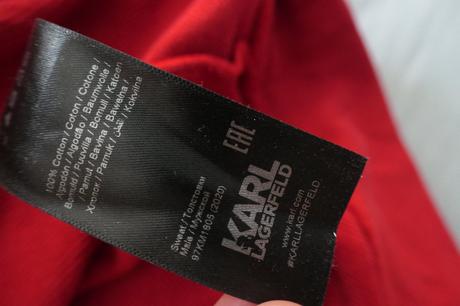 Karl lagerfeld icon orig. cervena krasna,kvalitna, m