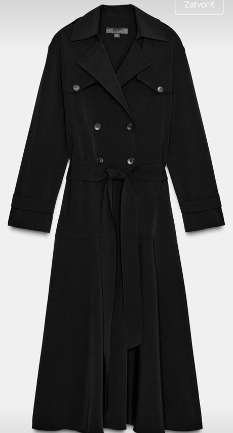 Krásne šaty v štýle treckotu, zara,m