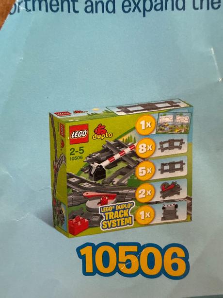 Lego duplo koľajnice, 