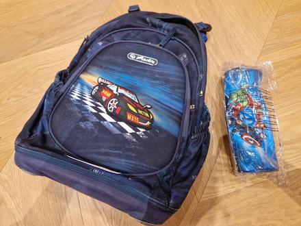 Školská taška herlitz + peračník, 